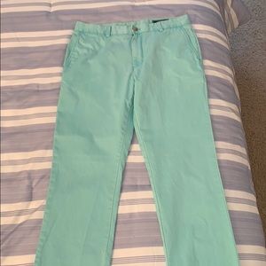 Vineyard Vines aqua Chinos Men’s size 33x32